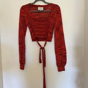 Alexis Loli Space-Dyed Knit Crop Top Medium